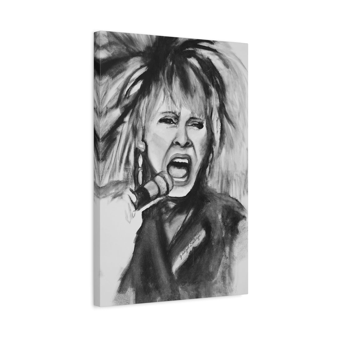 Canvas Print Tina Turner Portrait