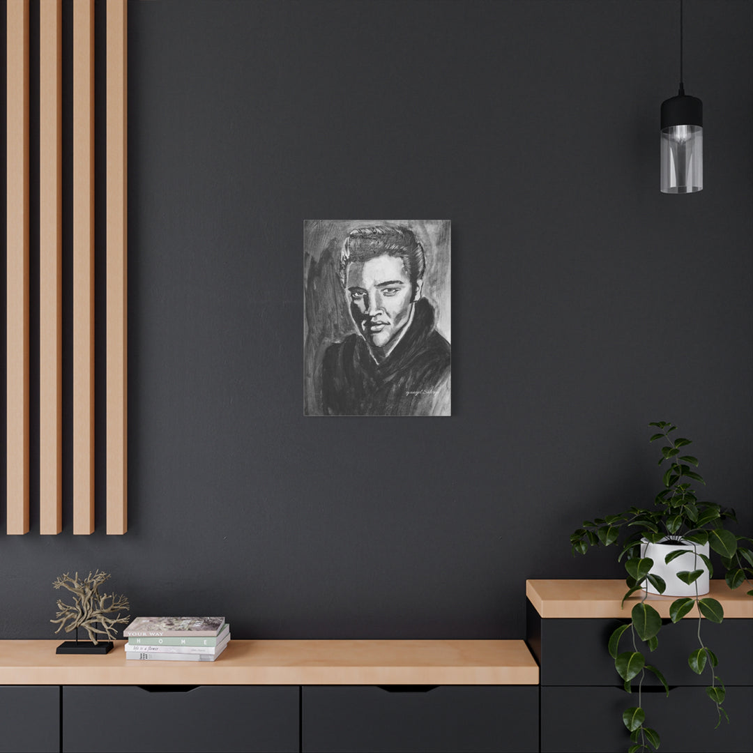 Elvis Canvas Print, from the Rock and Roll Series