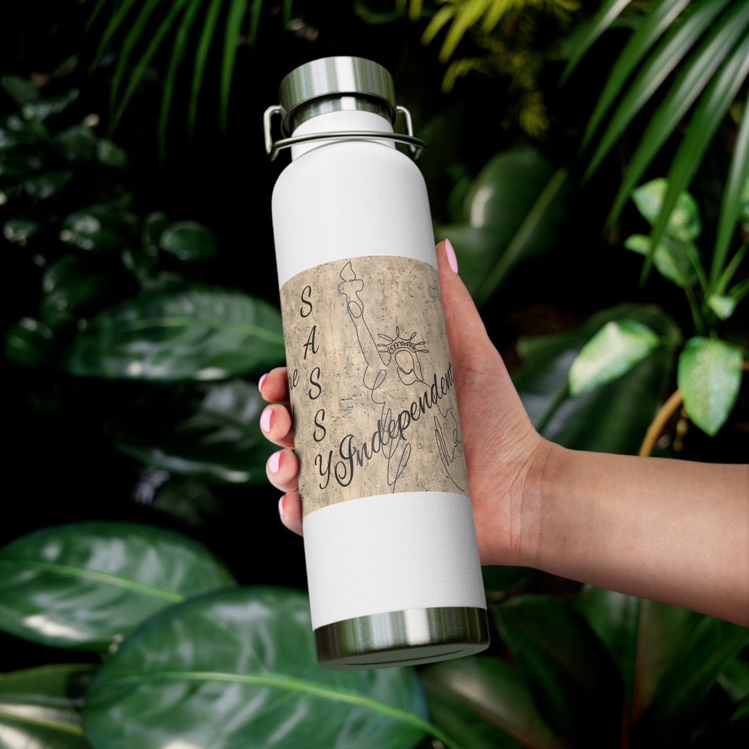 All Men Were Created Equal Copper Vacuum Insulated Bottle, 22oz