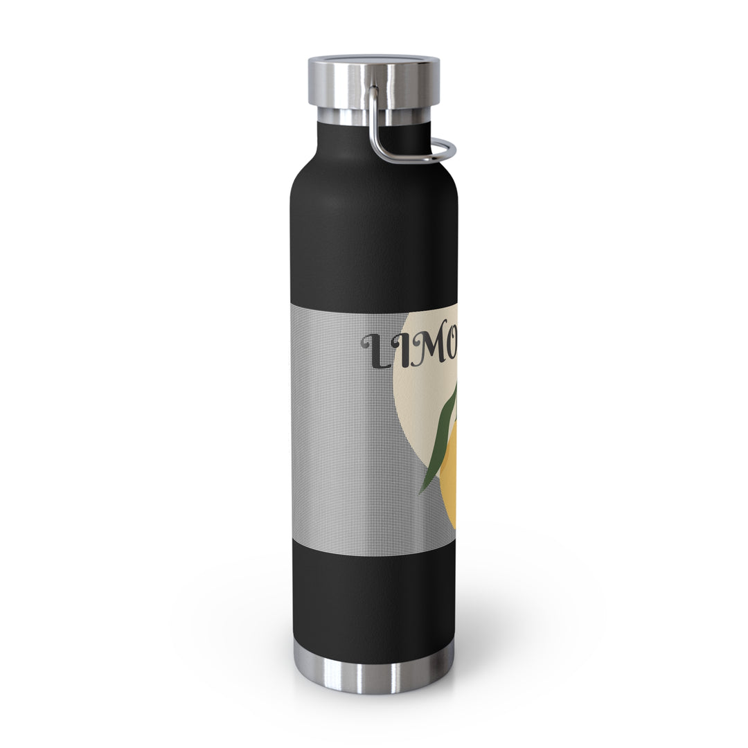 Limoncello Hounds Tooth Copper Vacuum Insulated Bottle, 22oz