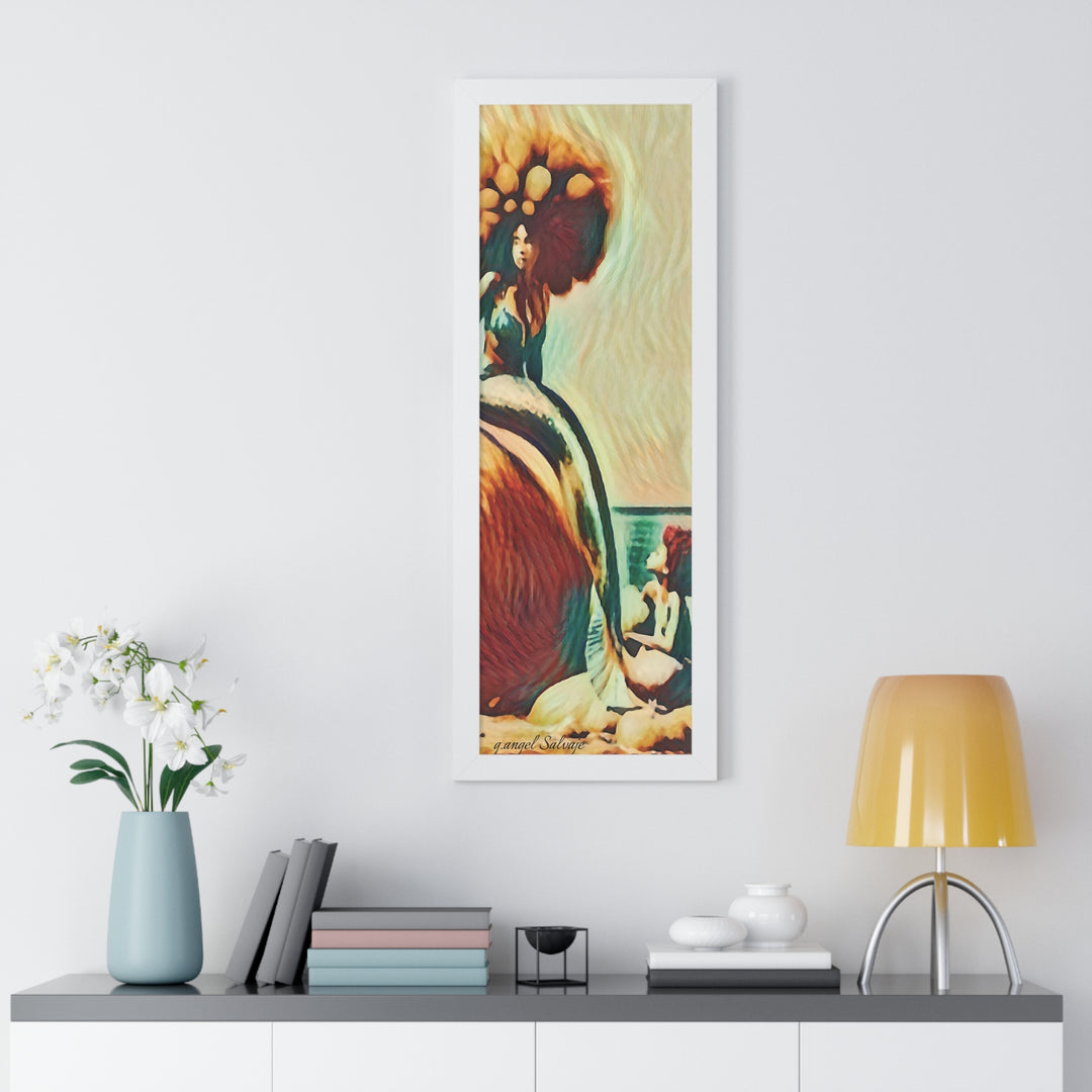 Mermaid Madonna Framed Vertical Poster