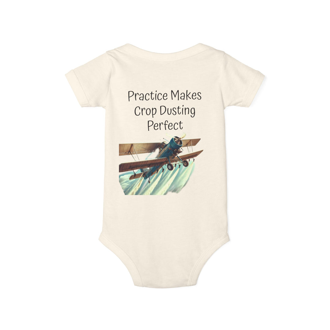 Onesie - Funny Baby Crop Duster Infant Jersey One Piece