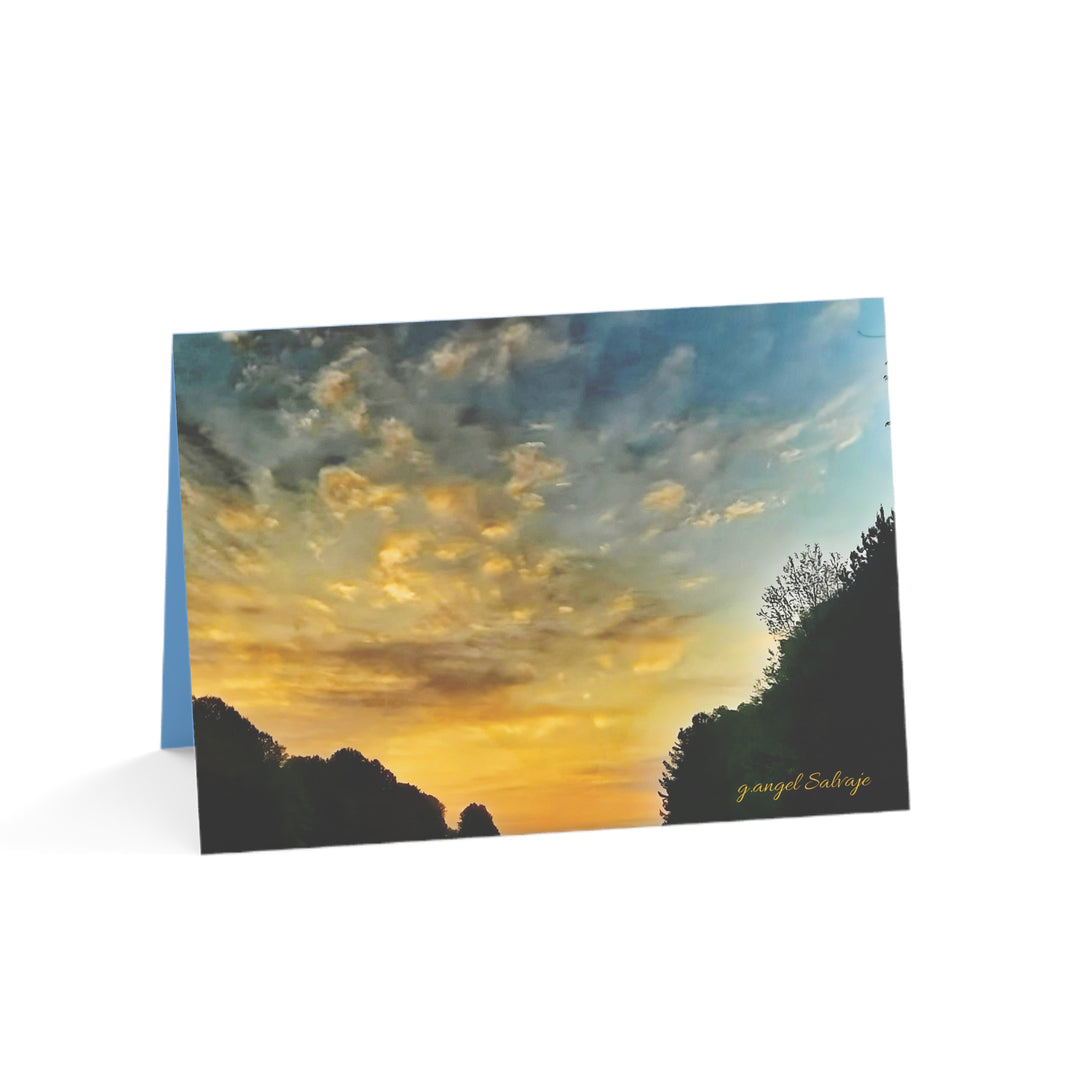 Encouragement Psalms 121 SunriseGreeting Cards Set - 1, 10, 30, 50 Pack - Perfect for Any Occasion