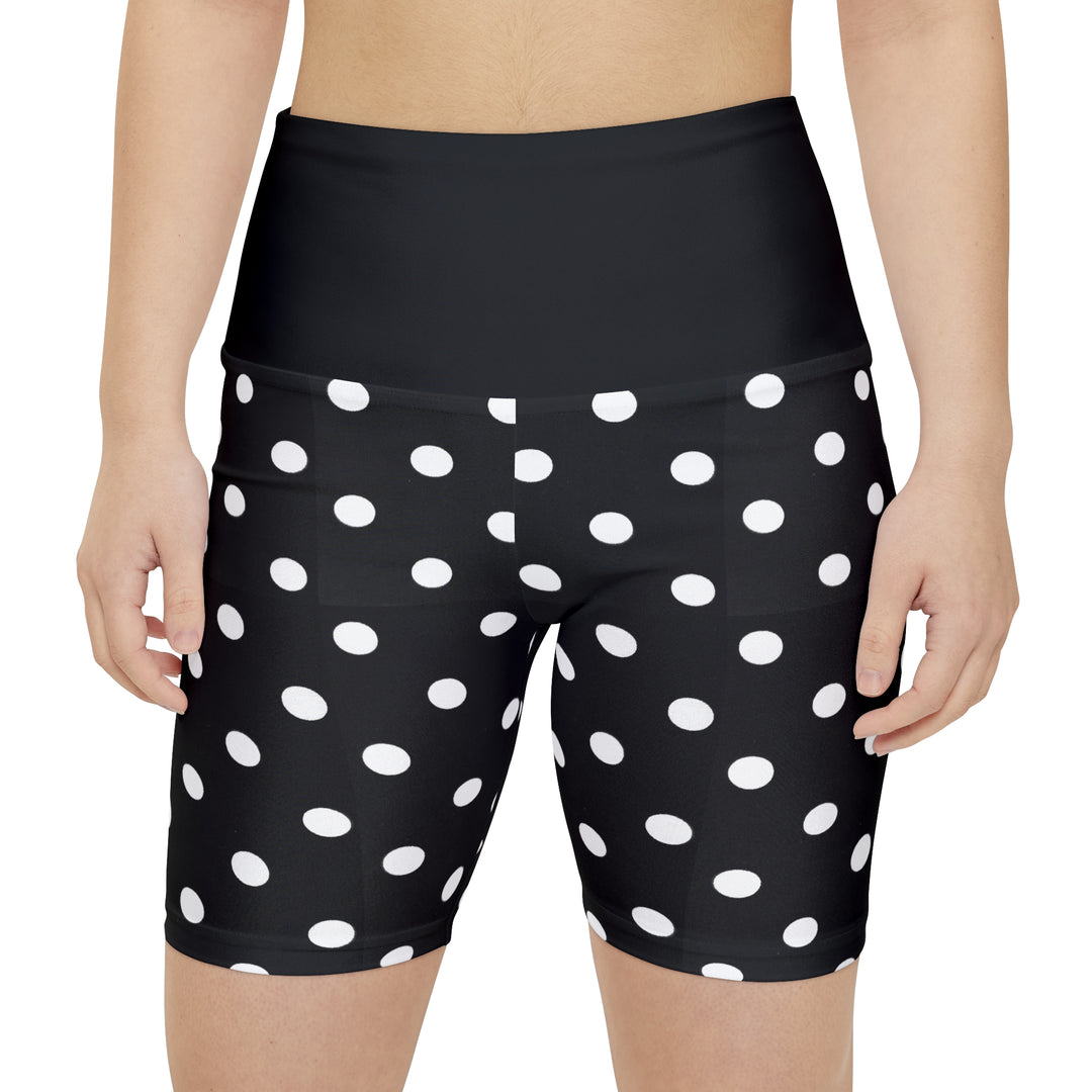 Polka dot Women's Workout Shorts (AOP)
