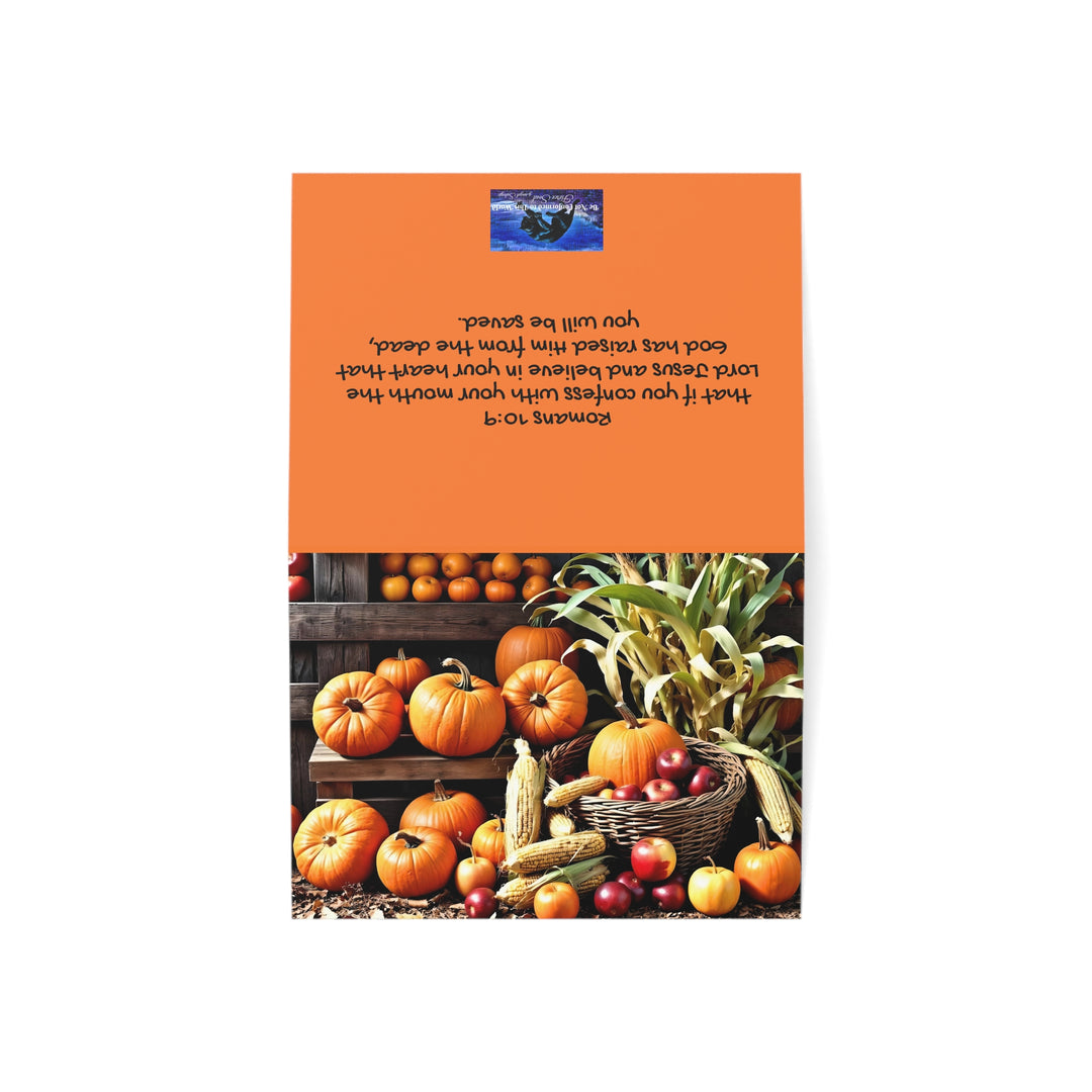 Thanksgiving Greeting Cards - Psalm 9:1-2 ESV