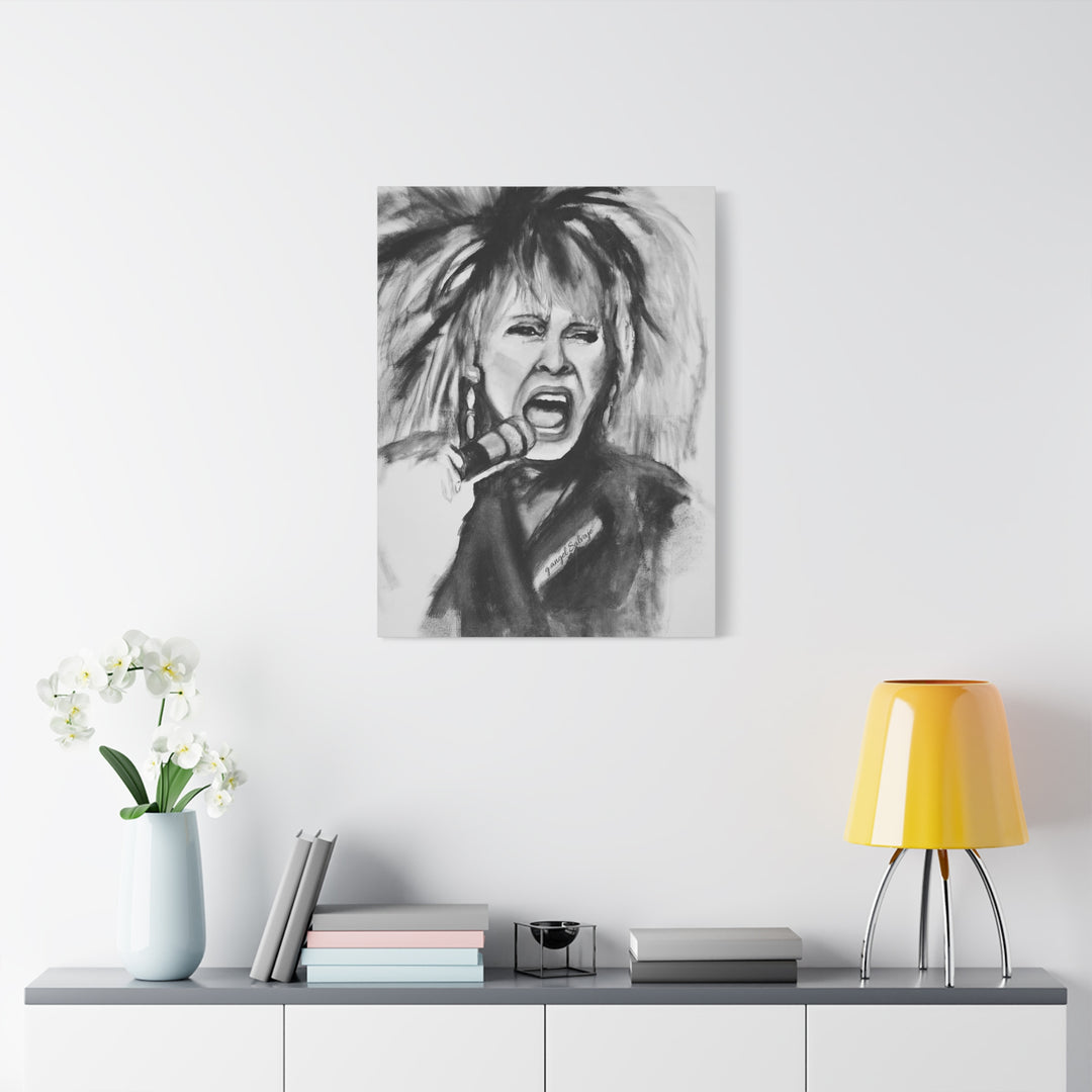 Canvas Print Tina Turner Portrait