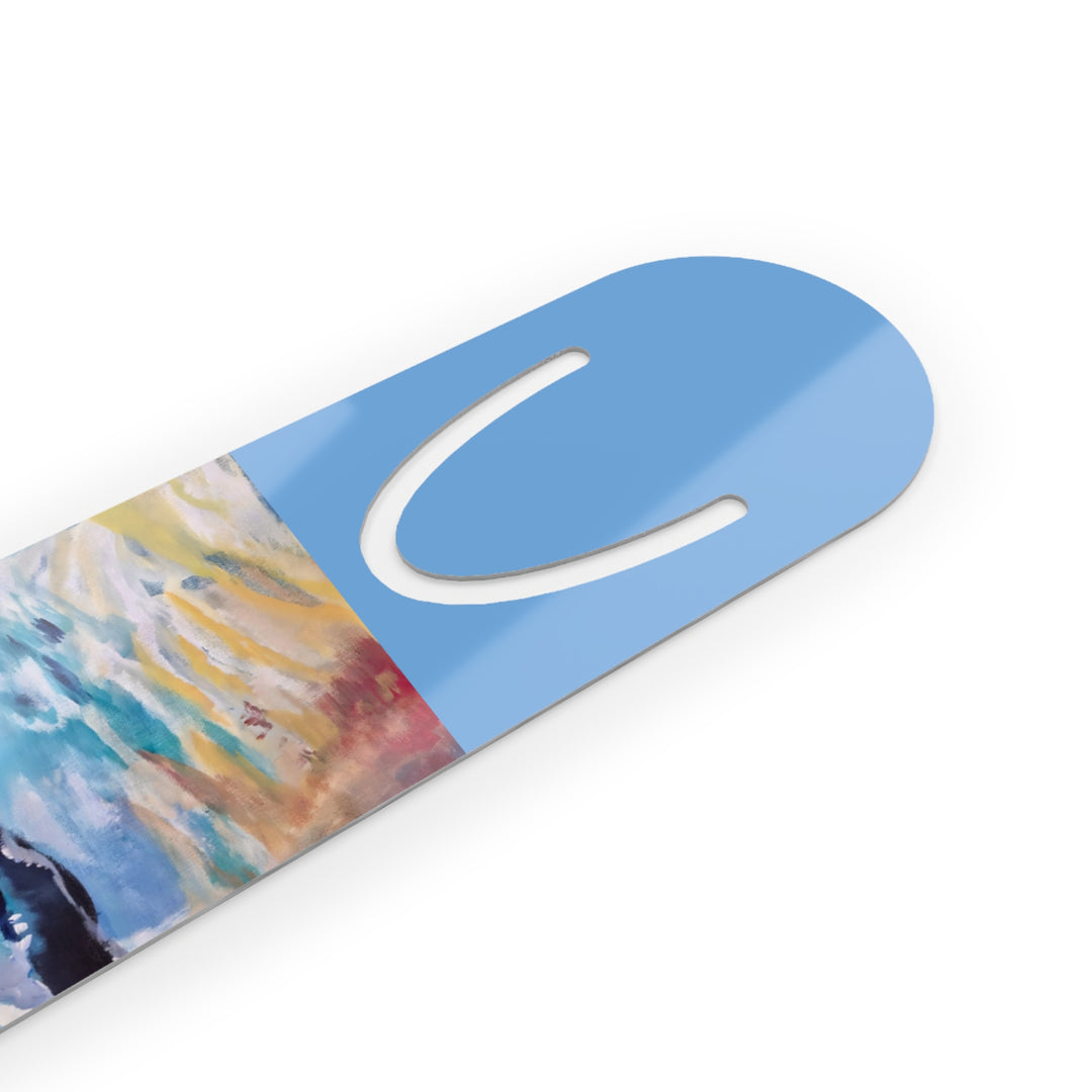 Artistic Ocean Wave Bookmark - Ideal Gift for Book Lovers
