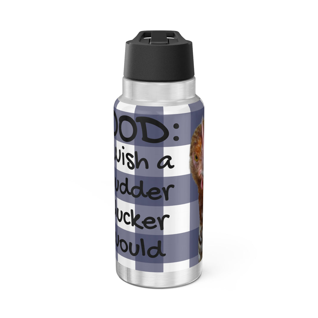 Black Wish a mudder clucker Gator Tumbler, 32oz