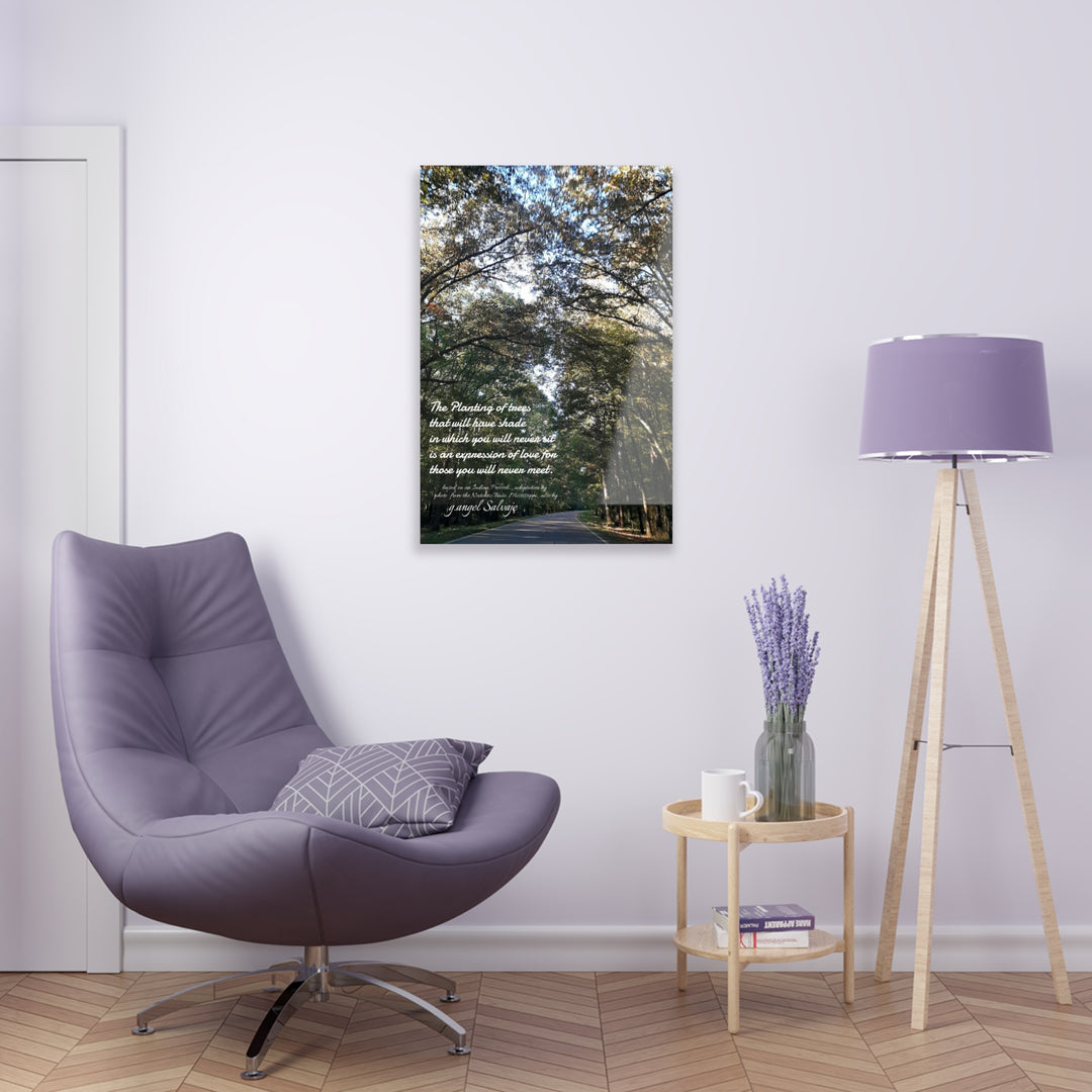 Servitude and Love, Indian Proverb adaptation, Acrylic Prints