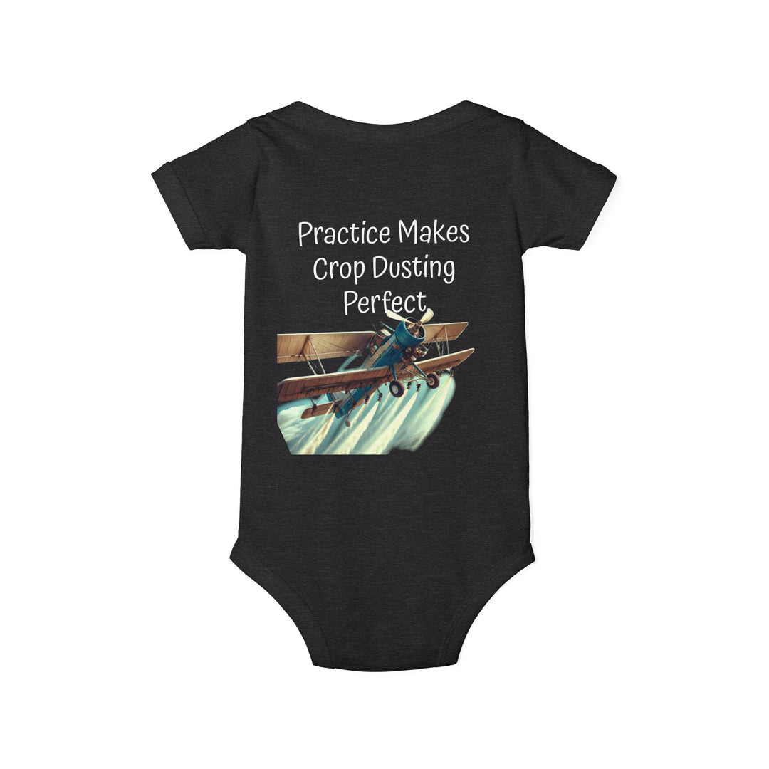 Onesie - Funny Baby Crop Duster Infant Jersey One Piece