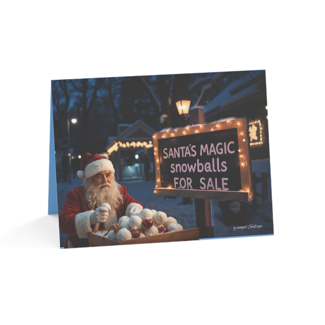 Christmas Magic Greeting Cards horizontal