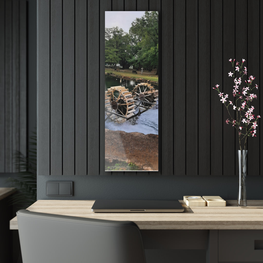 Water Wheel , Spring Park  Acrylic Prints