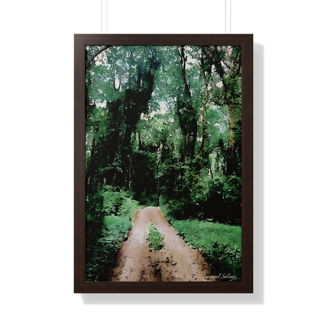 Life Viewed in Retrospect Framed Vertical Poster