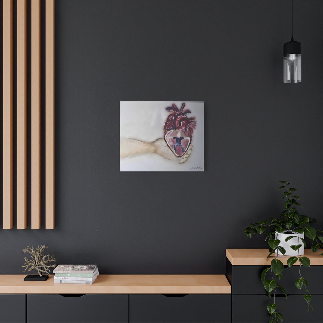 Canvas Print - Abiding Within:Extremely Whole Hearted Sleeves Painting by g angel Salvaje