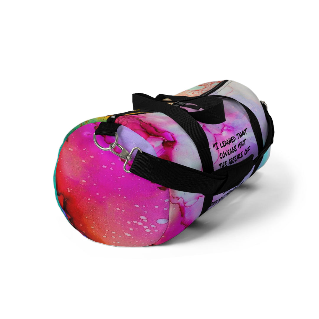 Courage according to Nelson Mandela Duffel Bag