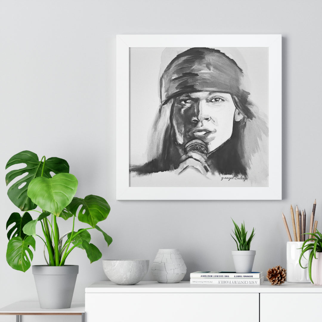 Axle Rose Vertical Poster