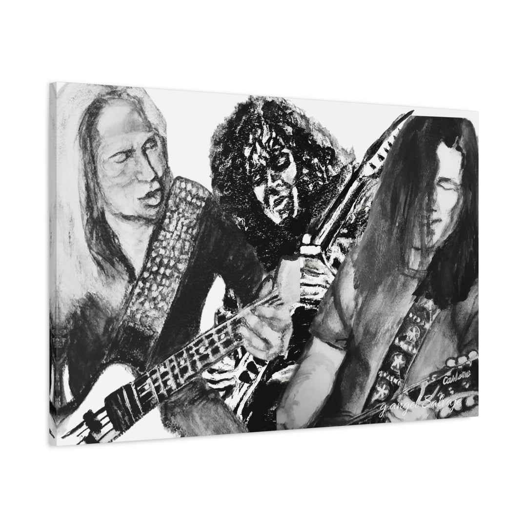 Canvas Print - Slaughter Band Mad About You painting Compilation g angel Salvaje