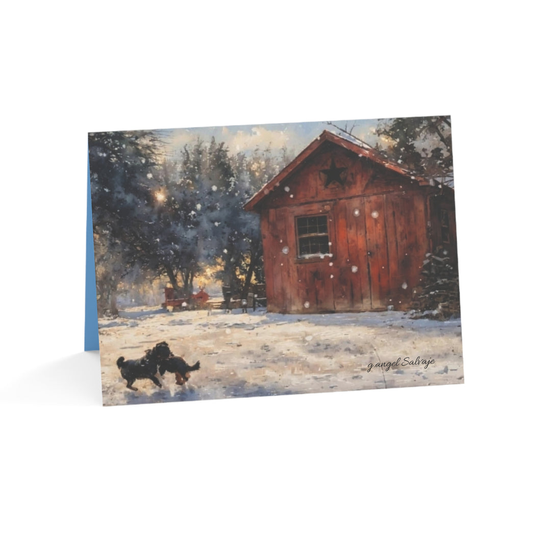 Winter Wonderland Greeting Cards - 1, 10, 30, or 50 Piece Sets