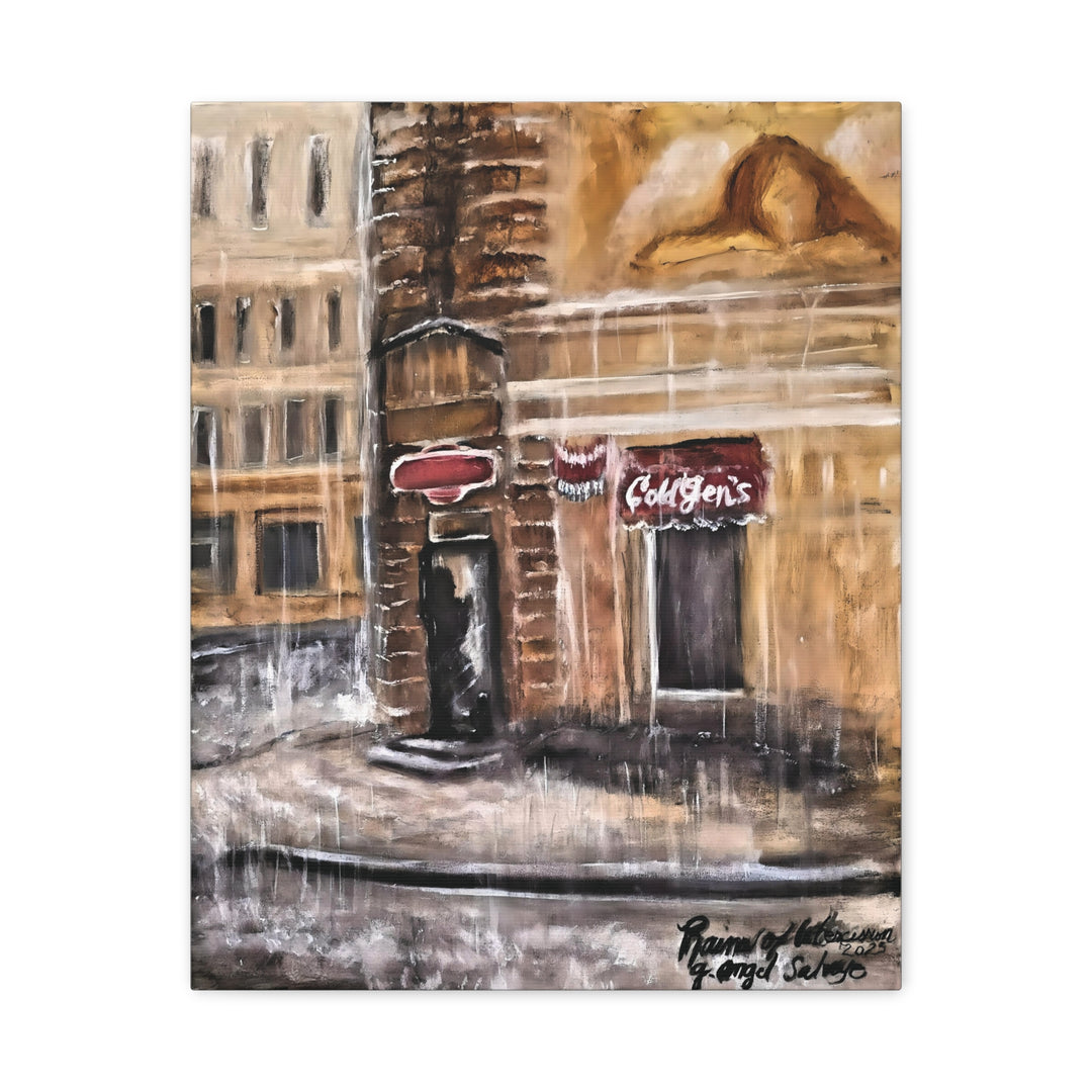 Realist Tones Canvas Print - Tears of Intercession-Urban Rainscape Design