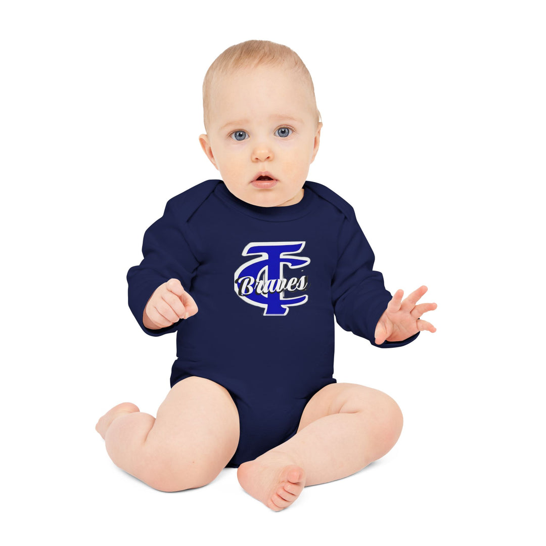 Baby Onesie - Tishomingo County Braves Breast Cancer Awareness