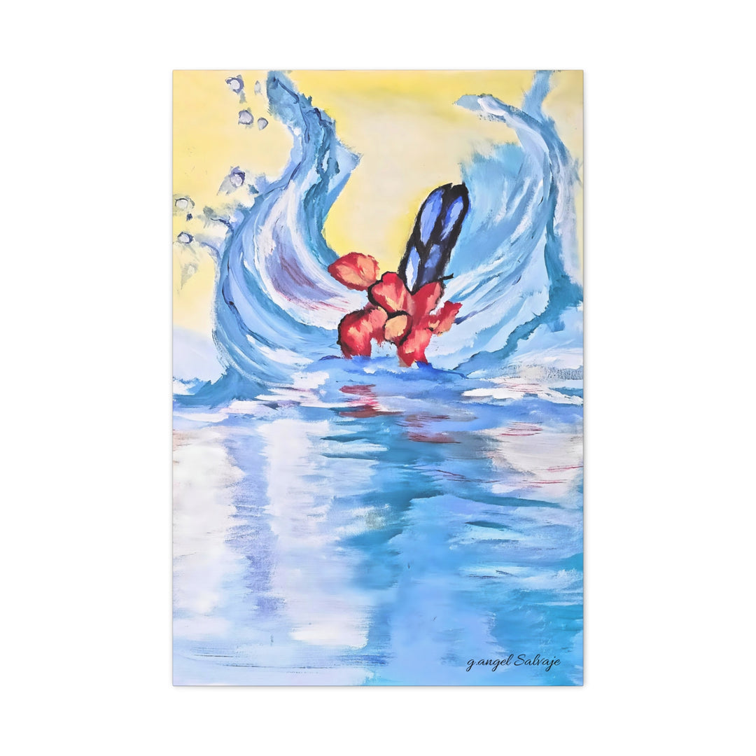 Diving into the Depths Matte Canvas, Stretched, 1.25"