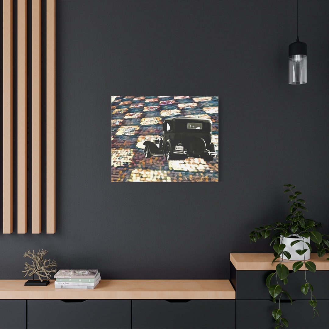 Checkered Past ,Matte Canvas, Stretched, 1.25"