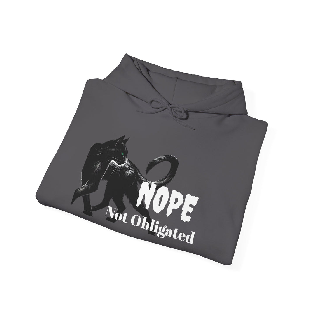 Hooded Sweatshirt - Feral Cat Drama Free Design