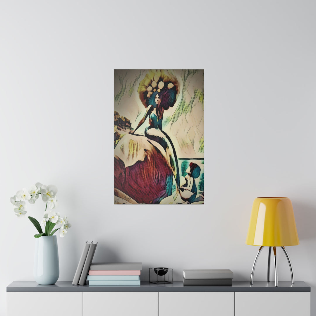 Mermaid Madonna Canvas, Stretched, 0.75"