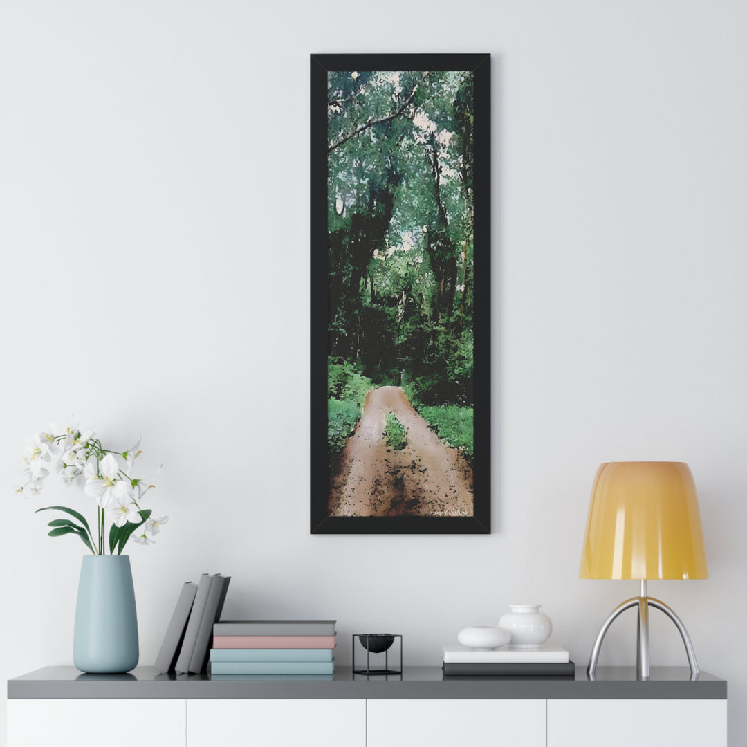 Life Viewed in Retrospect Framed Vertical Poster
