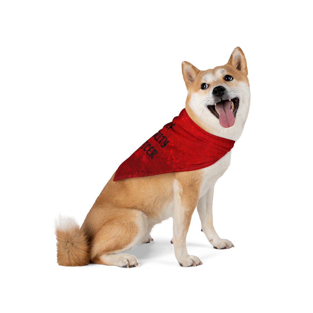 Chief Security Officer Pet Bandana