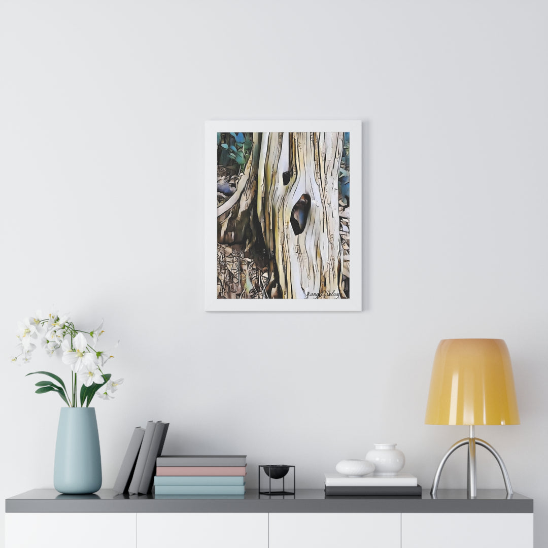 It Is All About What is Hidden Within Framed Vertical Poster