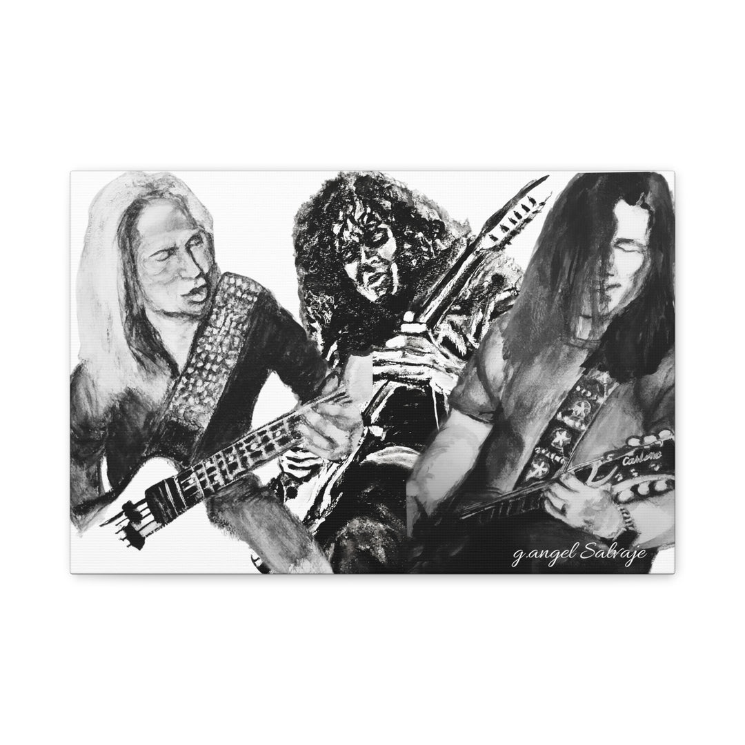 Canvas Print - Slaughter Band Mad About You painting Compilation g angel Salvaje