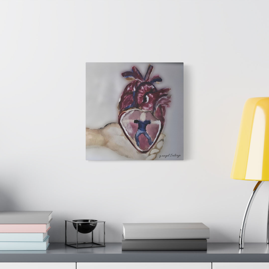 Canvas Print - Abiding Within:Extremely Whole Hearted Sleeves Painting by g angel Salvaje