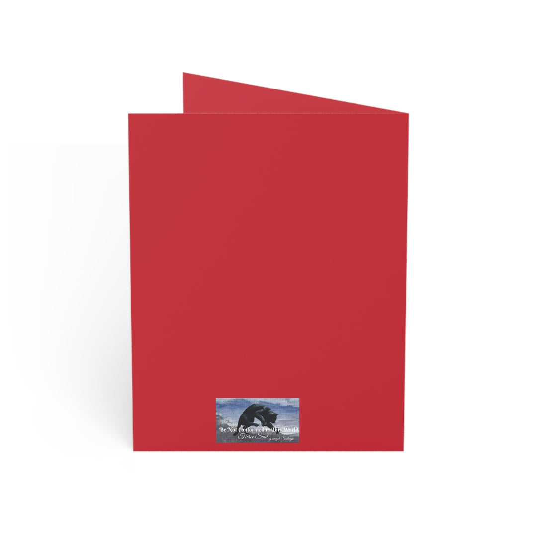 CHRISTMAS Greeting Cards -Lou's Sneaky Peek Design (1, 10, 30, and 50pcs)