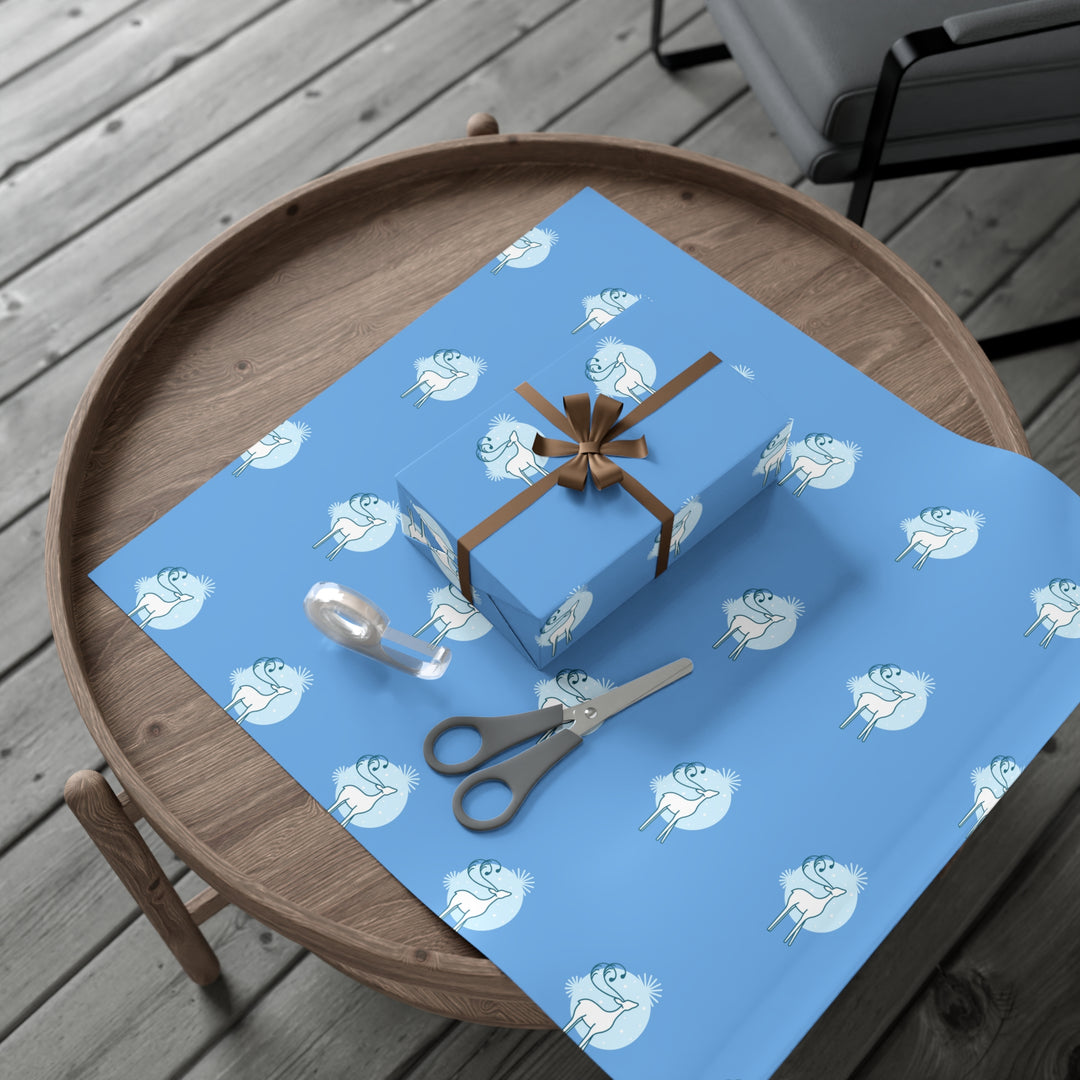 Reindeer in the Snow Gift Wrap Papers