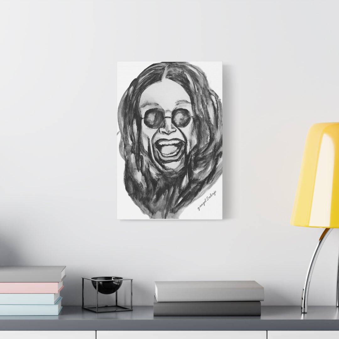 Canvas Print - Ozzy Osborne Painting by g angel Salvaje
