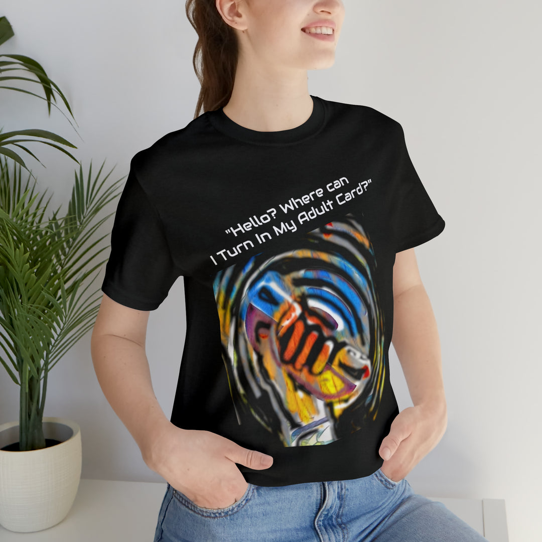 ADULT CARD Dad Jokes Unisex Jersey Short Sleeve Tee