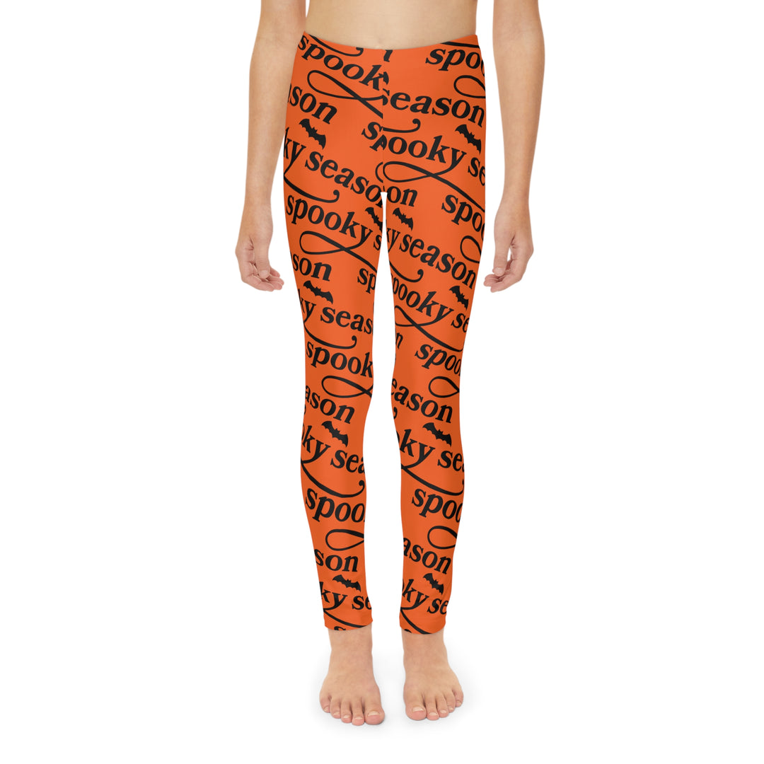 Spooky Season Halloween Youth Full-Length Leggings (AOP)