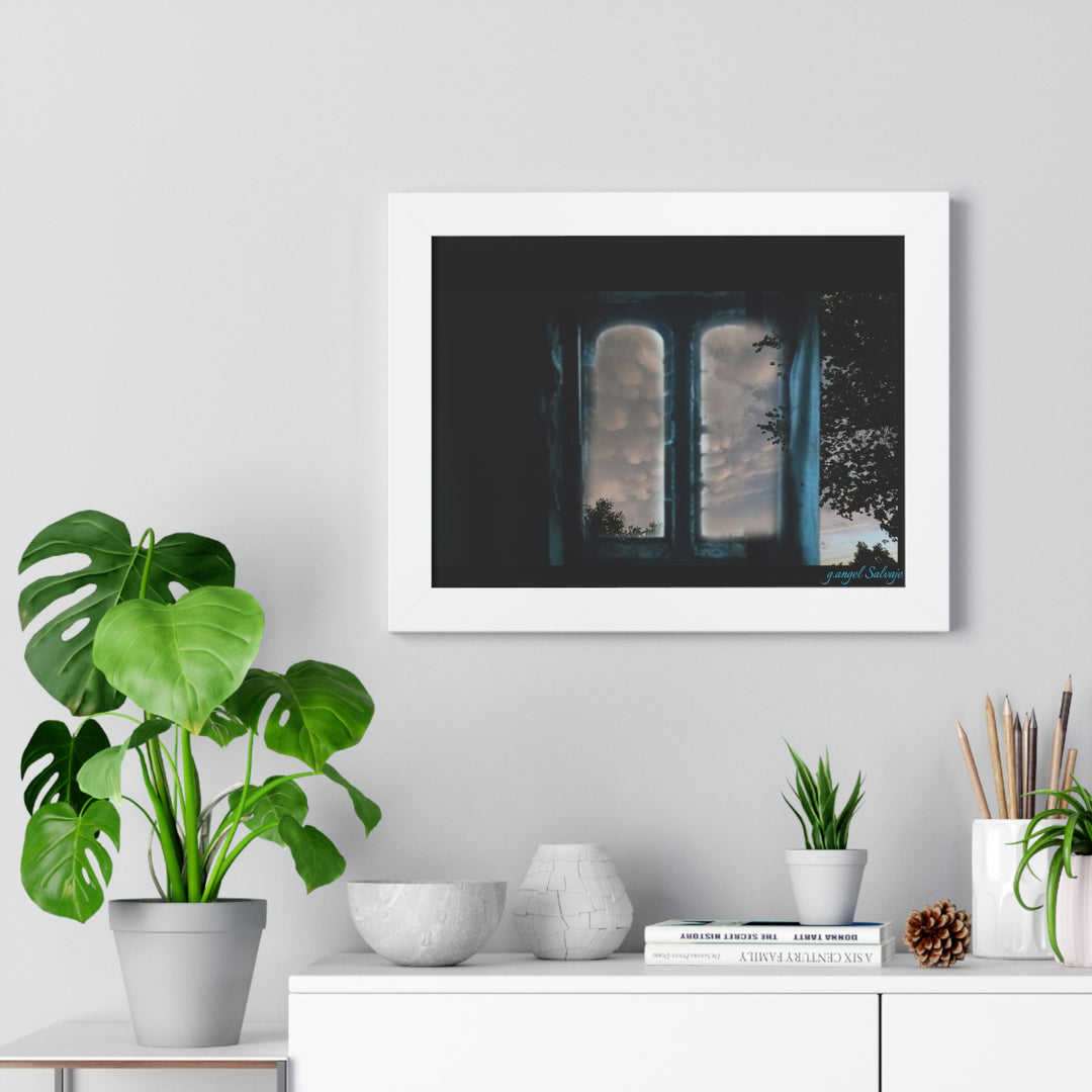 Walk into the Sky Framed Horizontal Poster