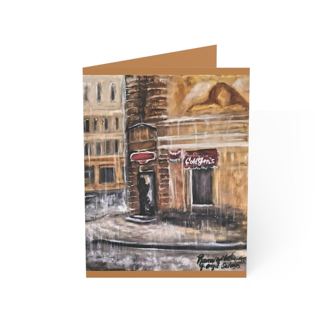 Greeting Cards - Tears of Intercession by g angel Salvaje Urban Rainscape
