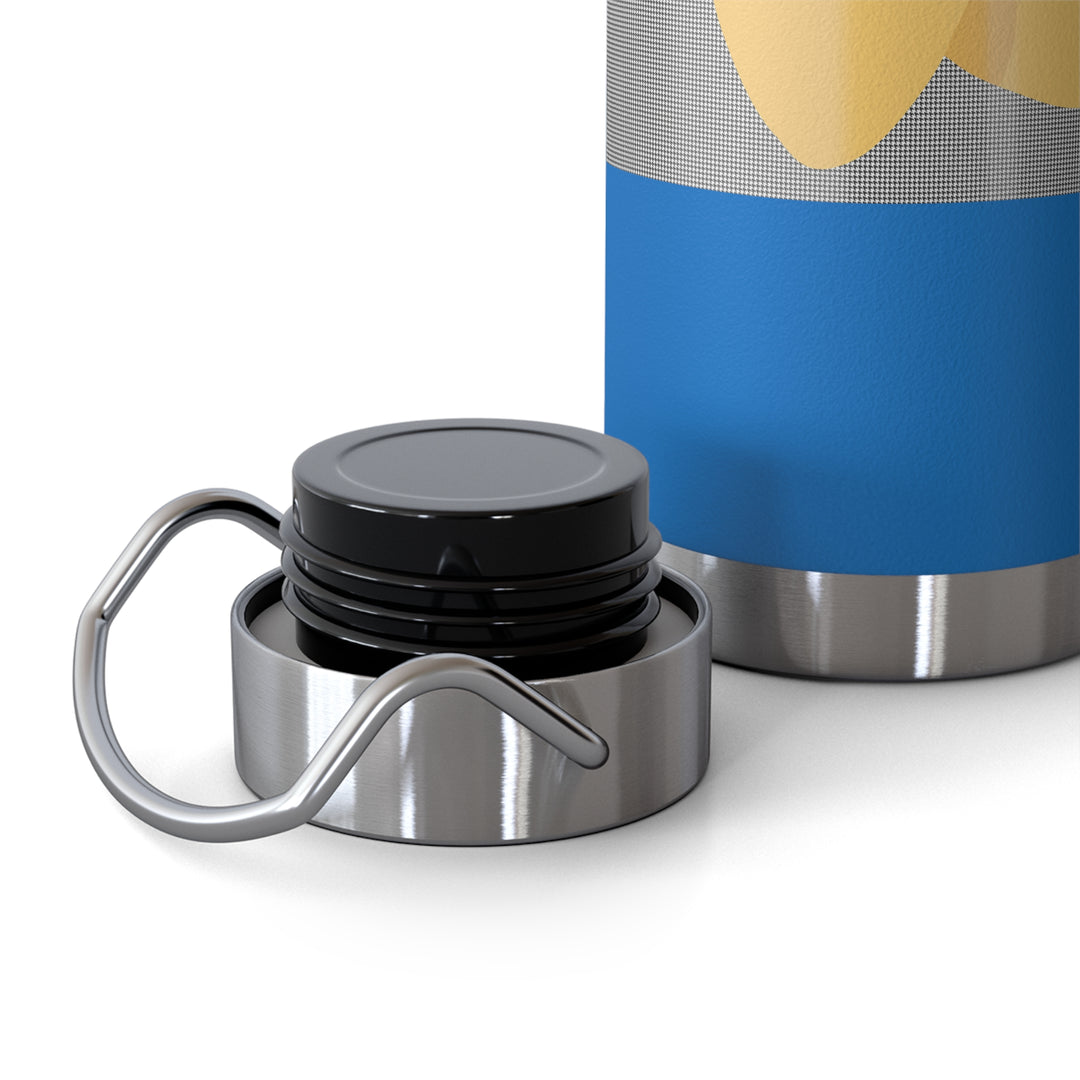 Limoncello Hounds Tooth Copper Vacuum Insulated Bottle, 22oz