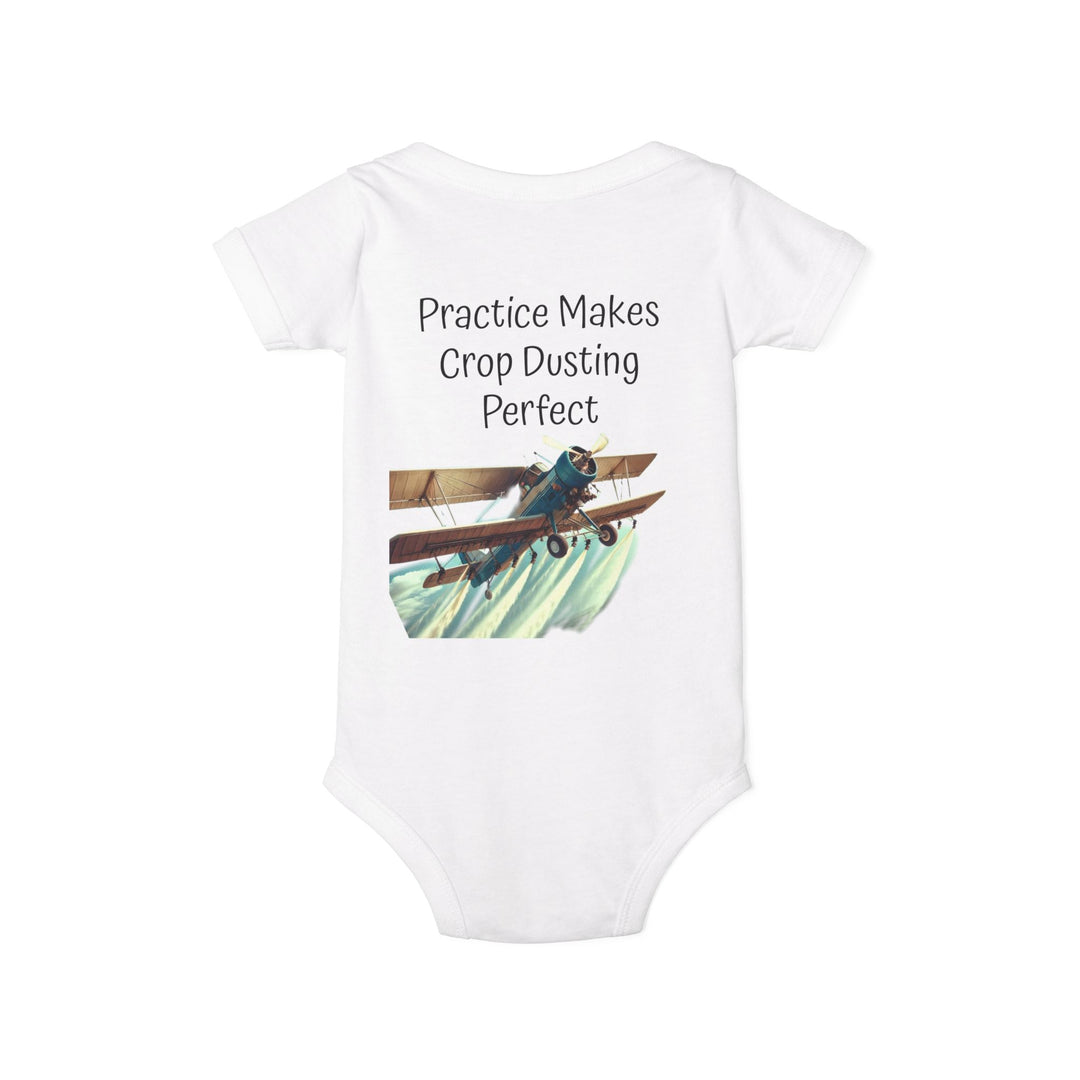 Onesie - Funny Baby Crop Duster Infant Jersey One Piece