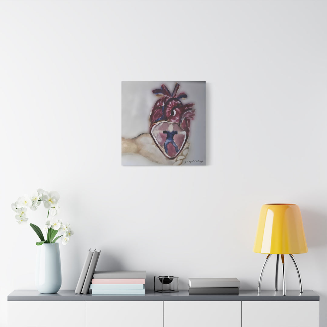 Canvas Print - Abiding Within:Extremely Whole Hearted Sleeves Painting by g angel Salvaje
