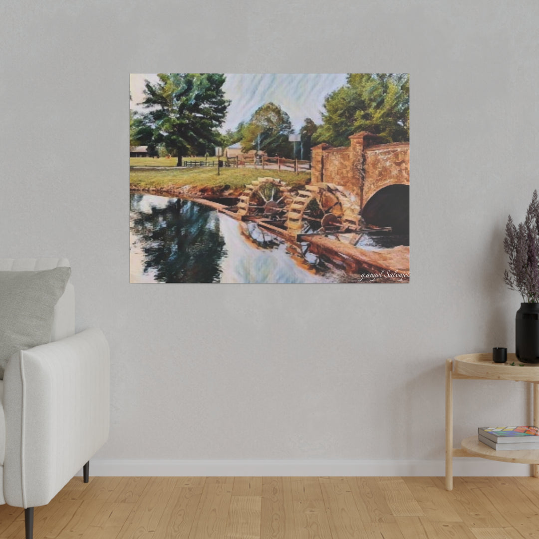 Water Under the Bridge, Spring Park Matte Canvas, Stretched, 0.75"
