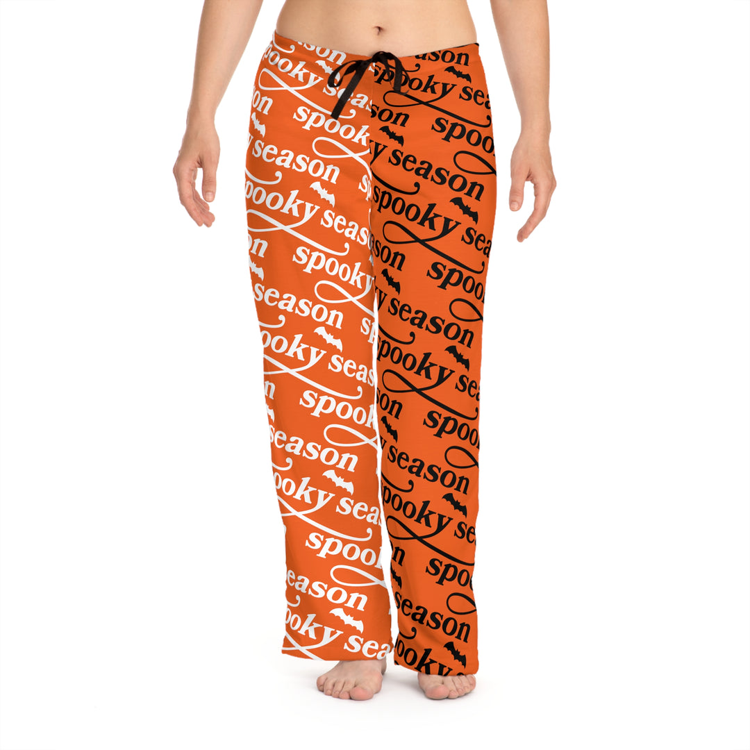 Spooky Season Women's Pajama Pants (AOP)