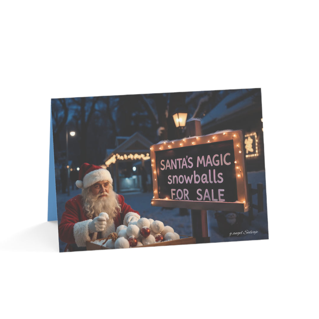 Christmas Magic Greeting Cards horizontal