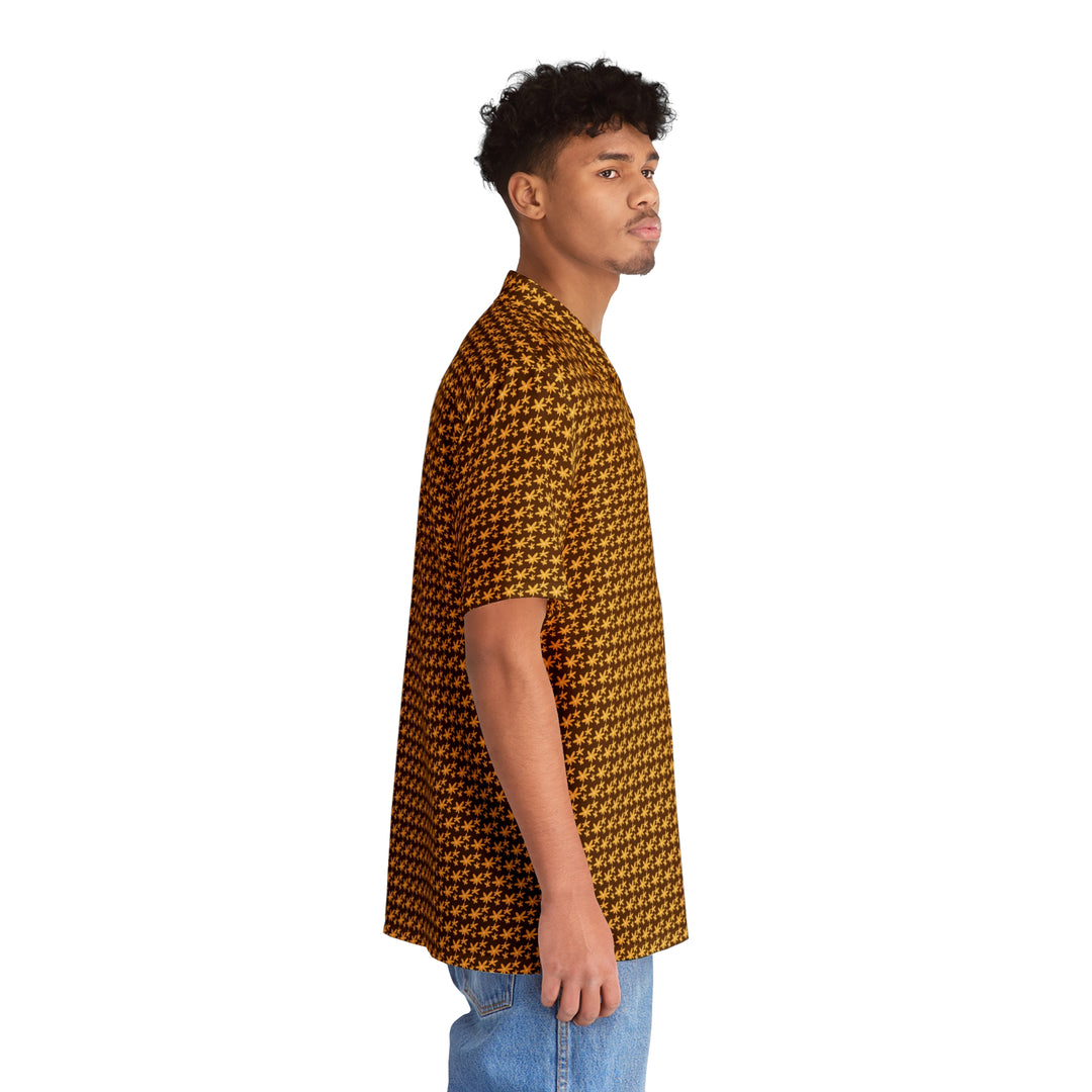 Drifting into Autumn Men's Hawaiian Shirt (AOP)