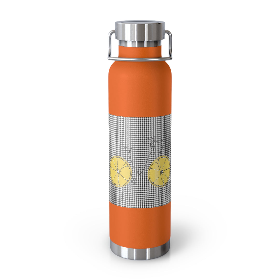 Lemon Keep'uh Pushin'  Copper Vacuum Insulated Bottle, 22oz