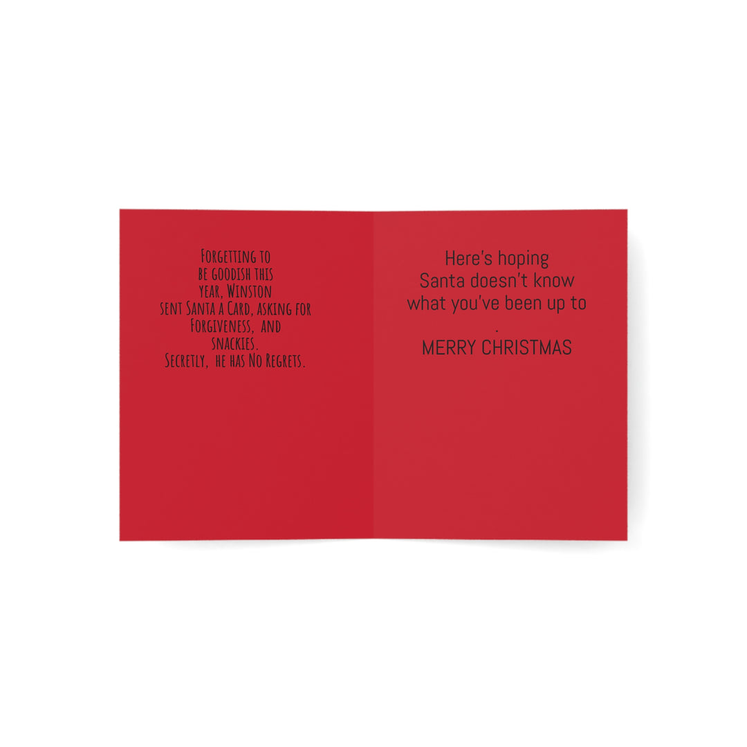 Christmas Cards - Winston Still No Regrets