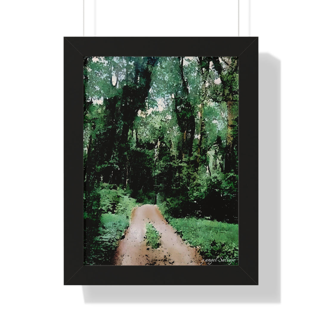 Life Viewed in Retrospect Framed Vertical Poster